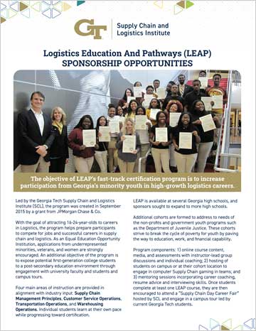 LEAP Sponsorship Flyer