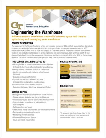 Engineering the Warehouse Flyer