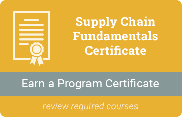 Supply Chain Fundamentals Certificate