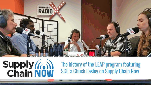 Chuck Easley speaking as part of the Supply Chain Now podcast