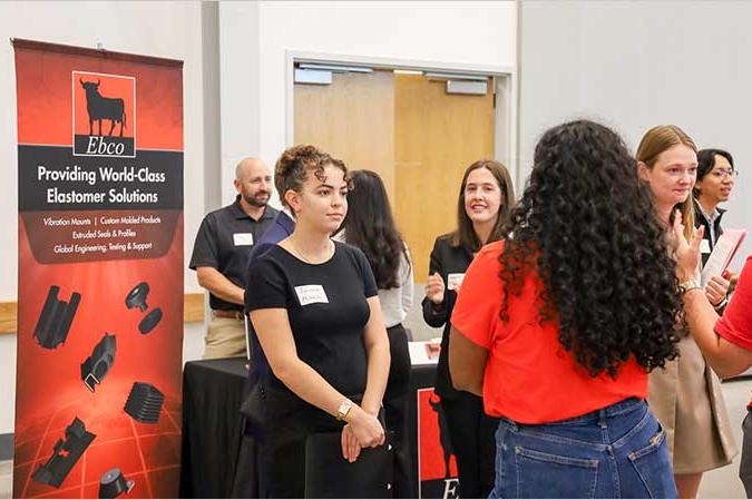 GT Exhibition Hall during Supply Chain Day event