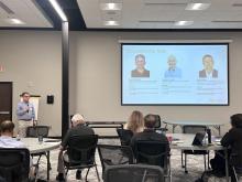 Chris Gaffney speaking to GEMS-3 and GRACE Workshop participants in Macon, GA Chris Gaffney speaking to GEMS-3 and GRACE Workshop participants in Macon, GA