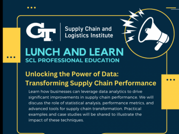 Lunch and Learn: "Unlocking the Power of Data: Transforming Supply Chain Performance" (Archive)"